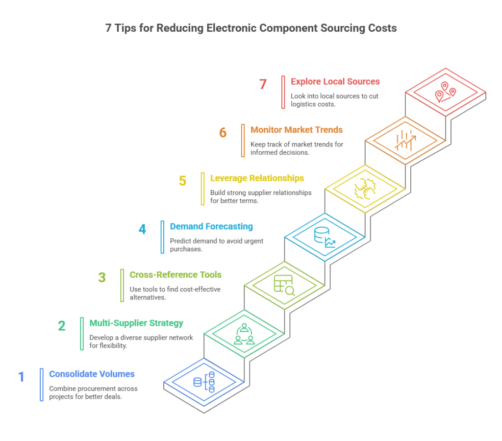 7 tips on reducing electronic component sourcing costs